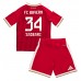 Bayern Munich Ismael Saibari #34 Dětské Oblečení Domácí Dres 2026-27 Krátkým Rukávem (+ trenýrky)